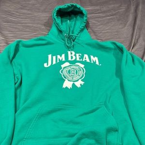 Jim beam green sweatshirt